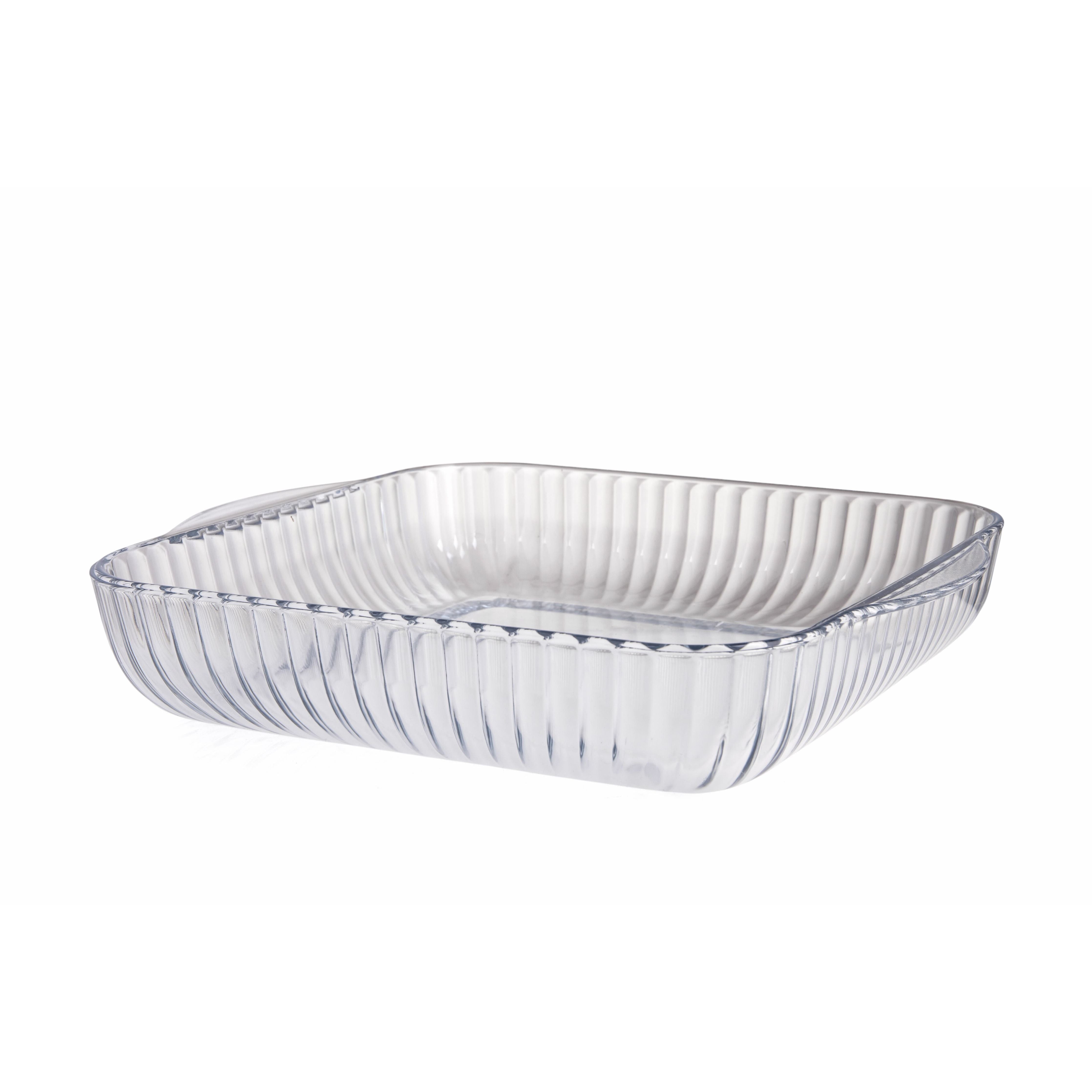 Square PS-BORCAM Glass Baking Dish 31.5*31.5cm
