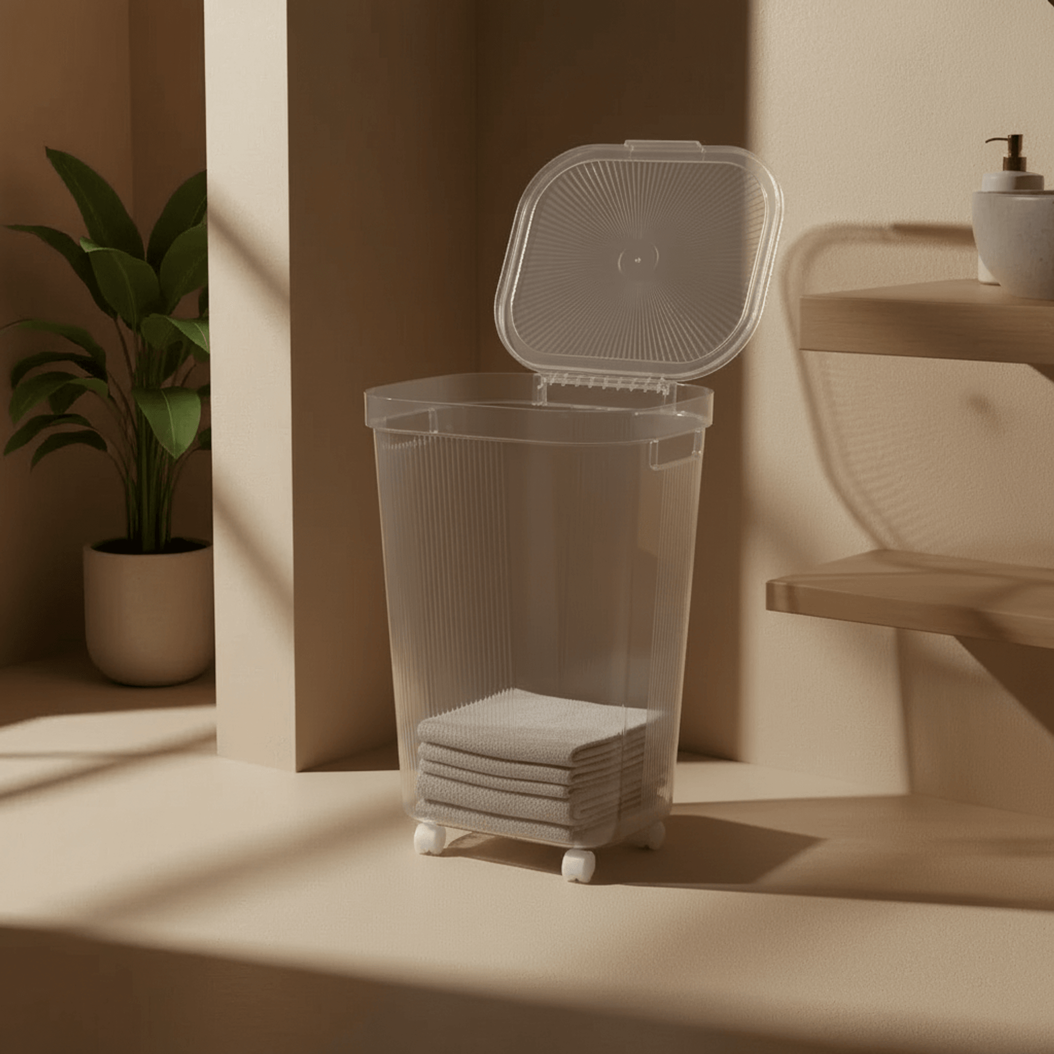 Acrylic Laundry Basket 90L