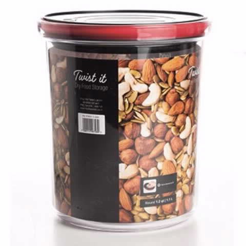 Storage Round Box 1.1L TWIST IT