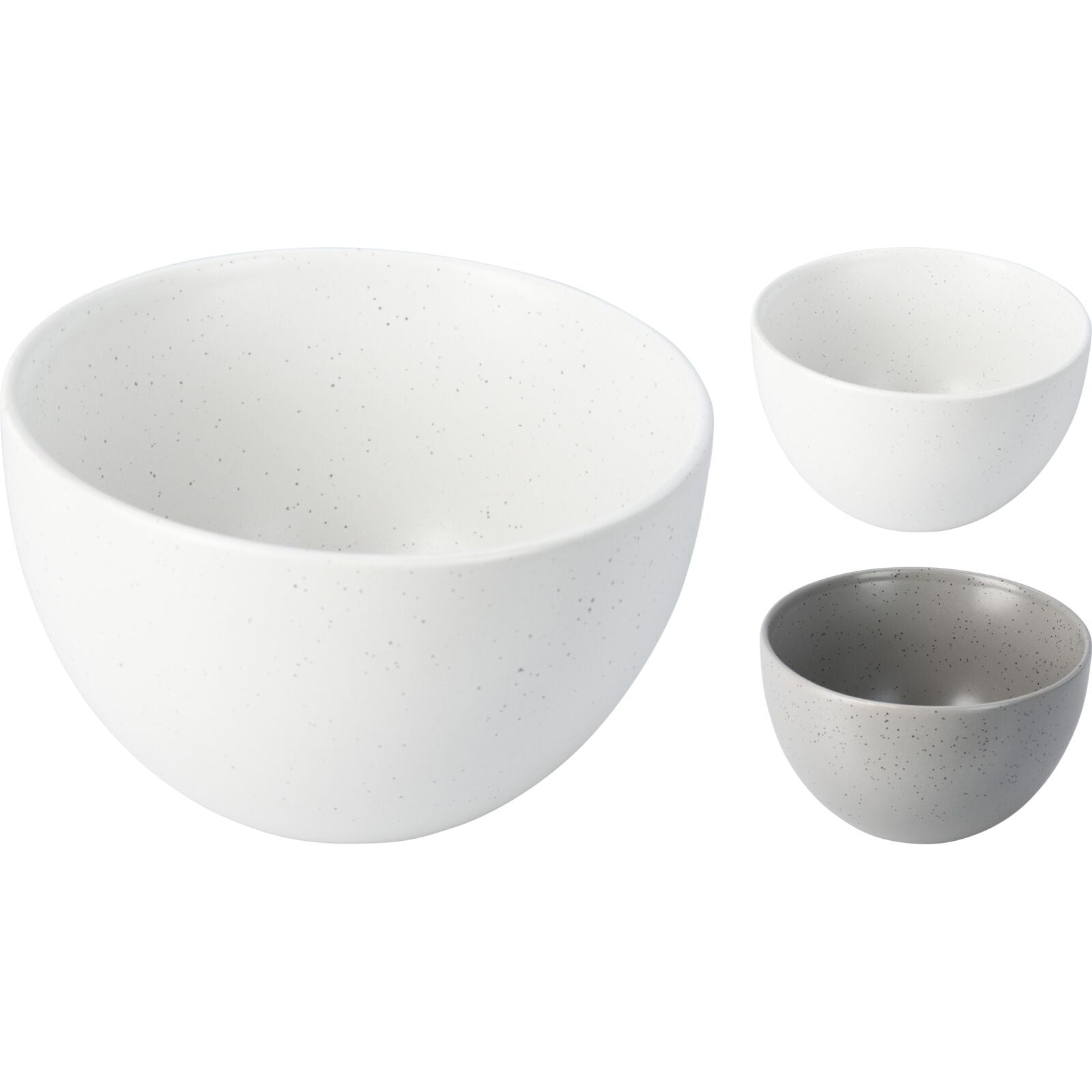 Ceramic Grey Soup Bowl 13.5cm