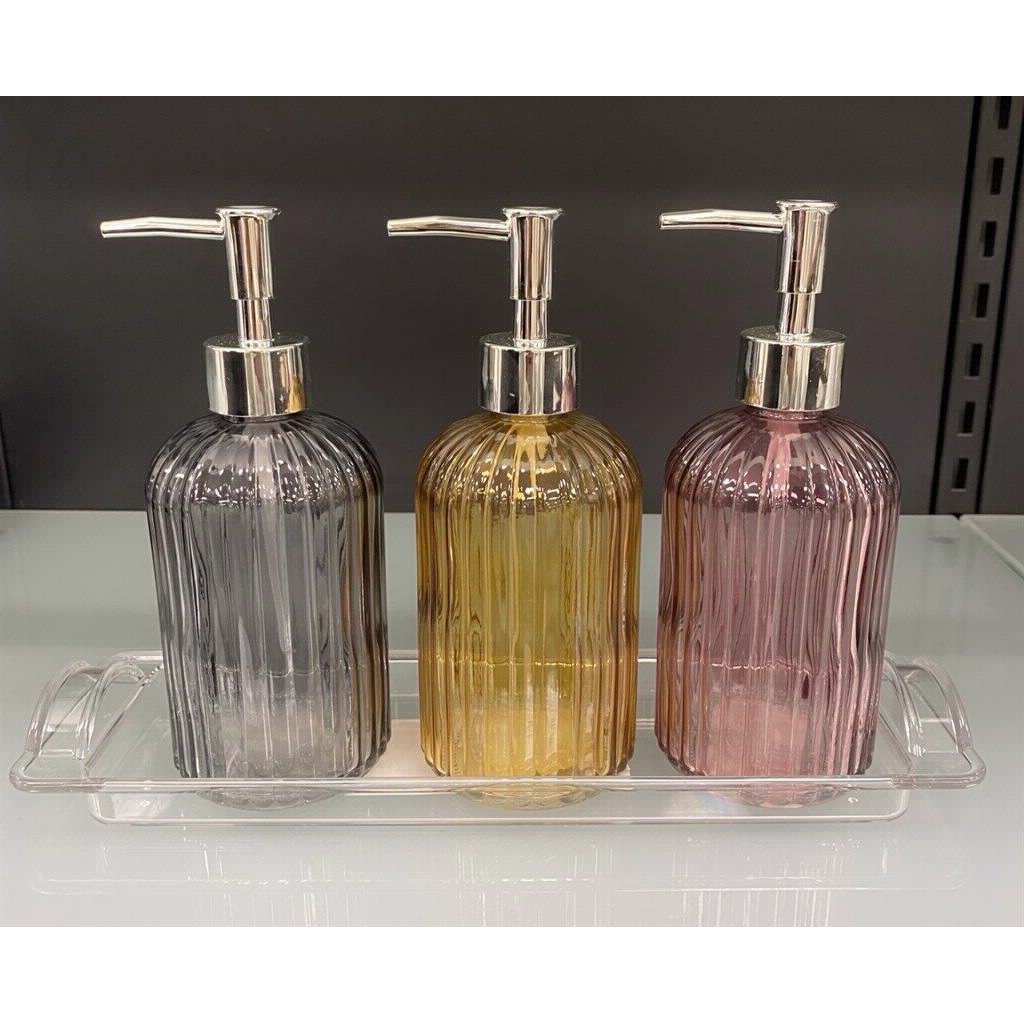 Glass Colorful Dispenser Soap