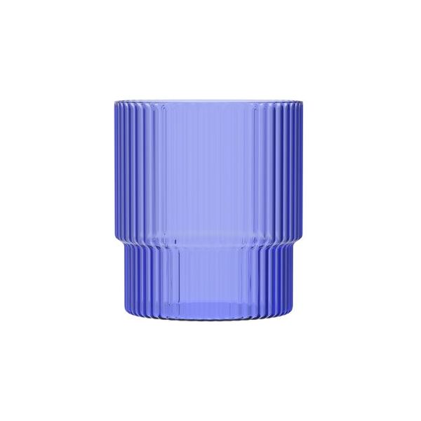 Glass Blue Cup 350ml Colored SW