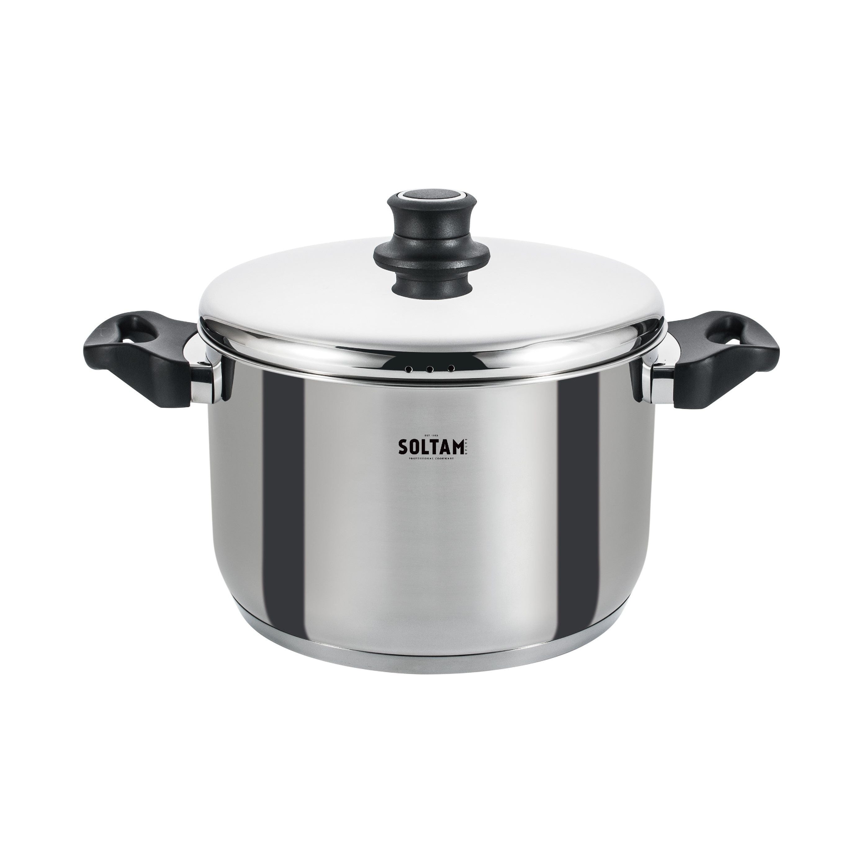 Stainless Steel Pot 19*26cm 10L with Lid Alon
