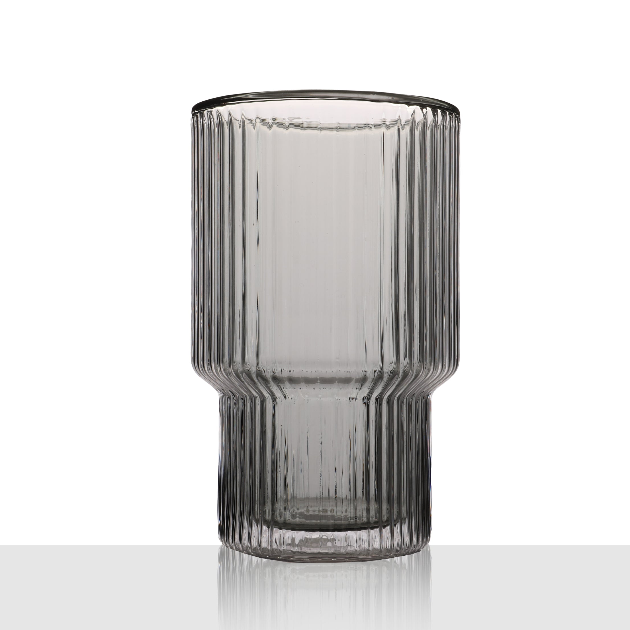 Glass Black Cup 350ml Double Wall