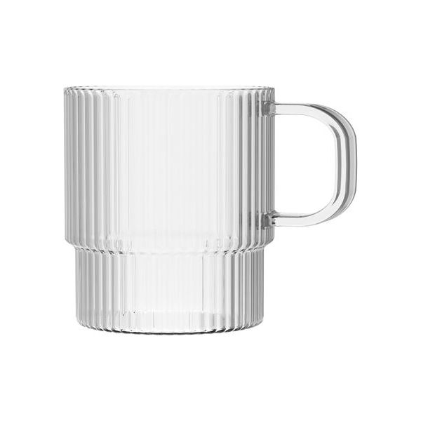 Glass Clear Mug 350ml Colored SW