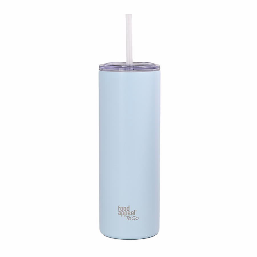 Thermal Mug with Straw 600ml TO GO Color Light Blue Home Food appeal