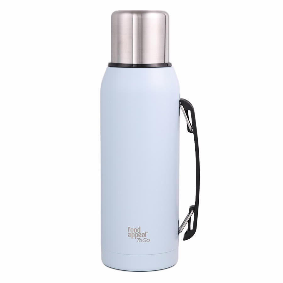 Thermos with Handle 1000ml TO GO Color Light Blue Home Food appeal