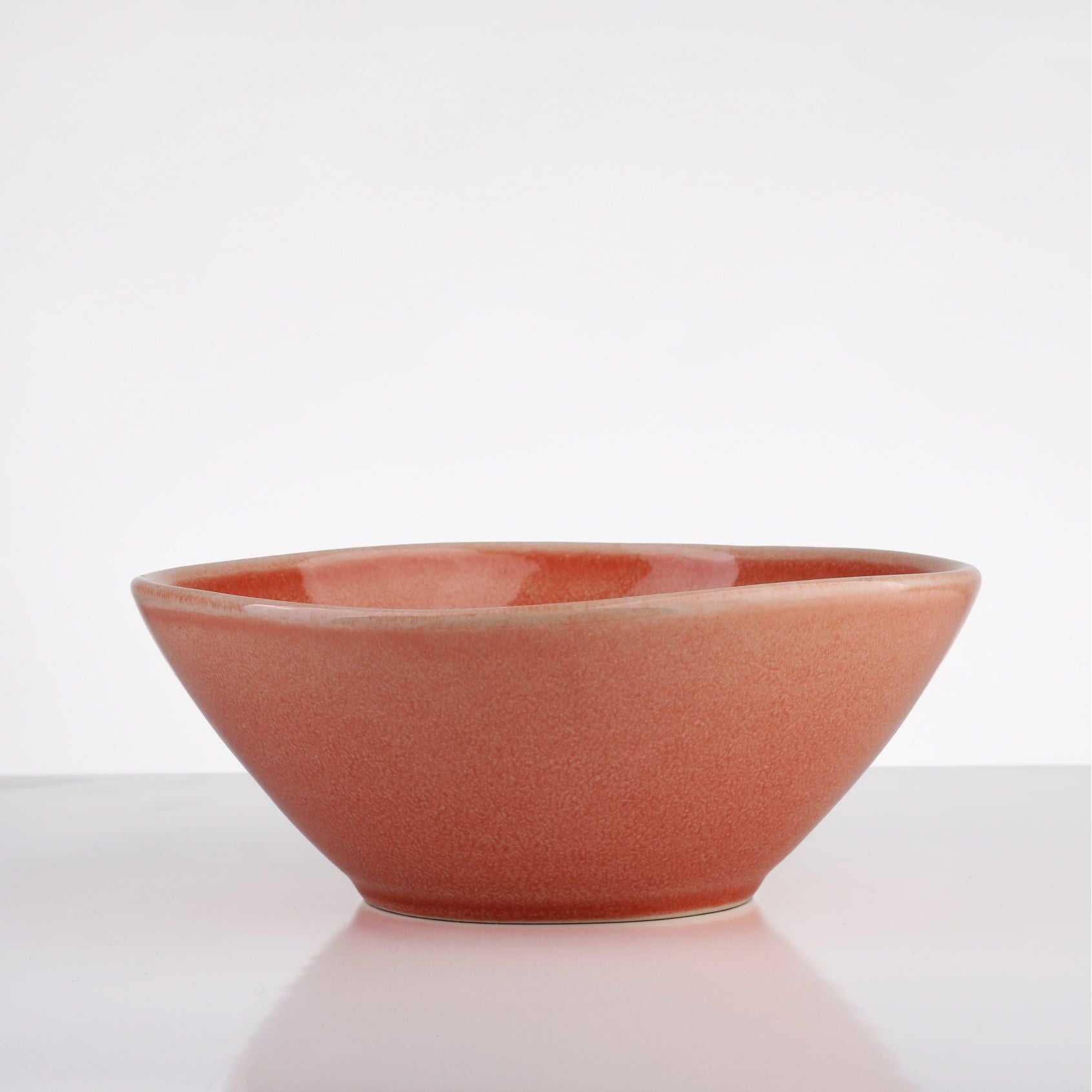 Bull 15.4cm Orange Stoneware