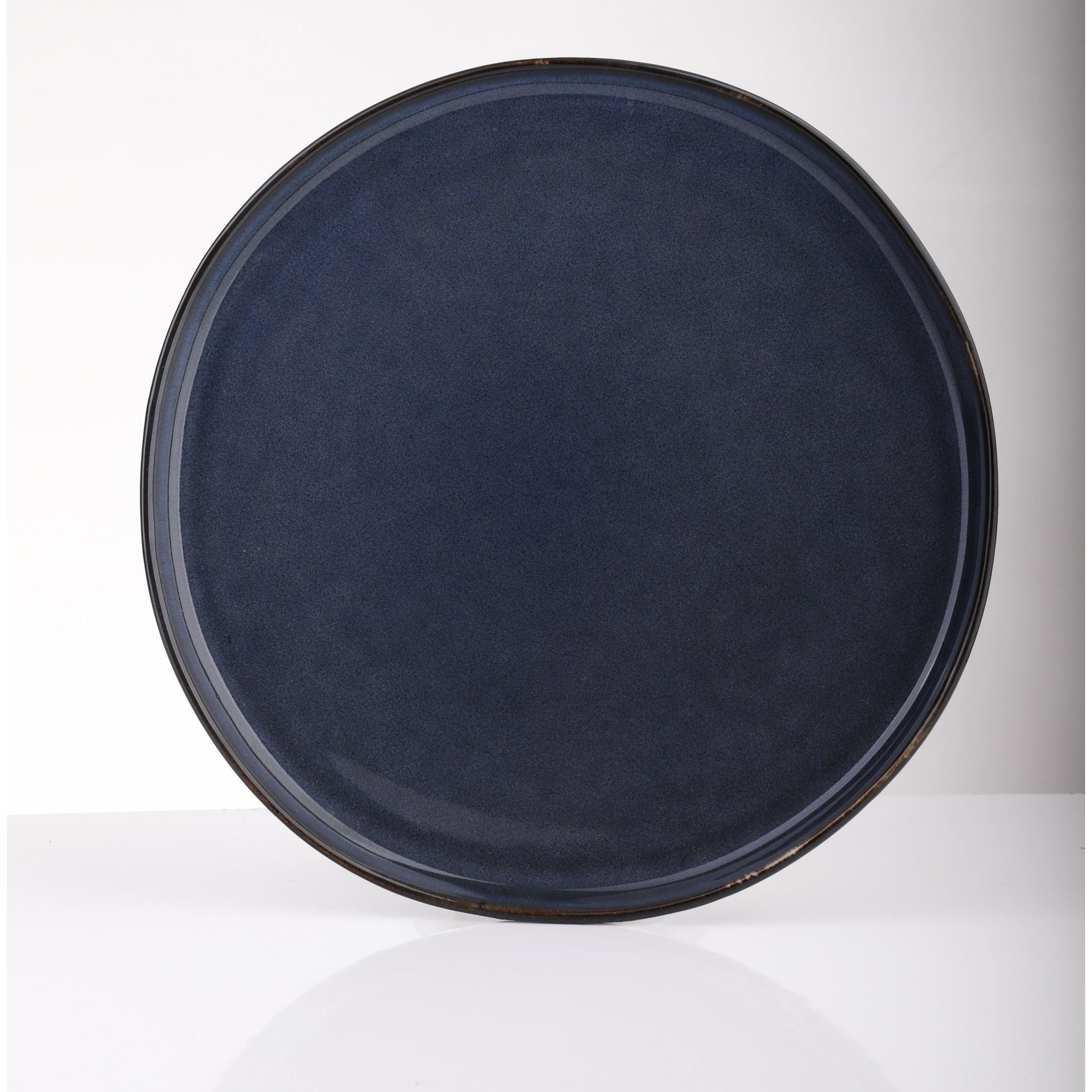 Serving Blue Plate Dinner 26cm Stoneware