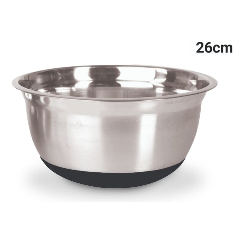 Silicone Bowl Stainless Steel 26 Diameter