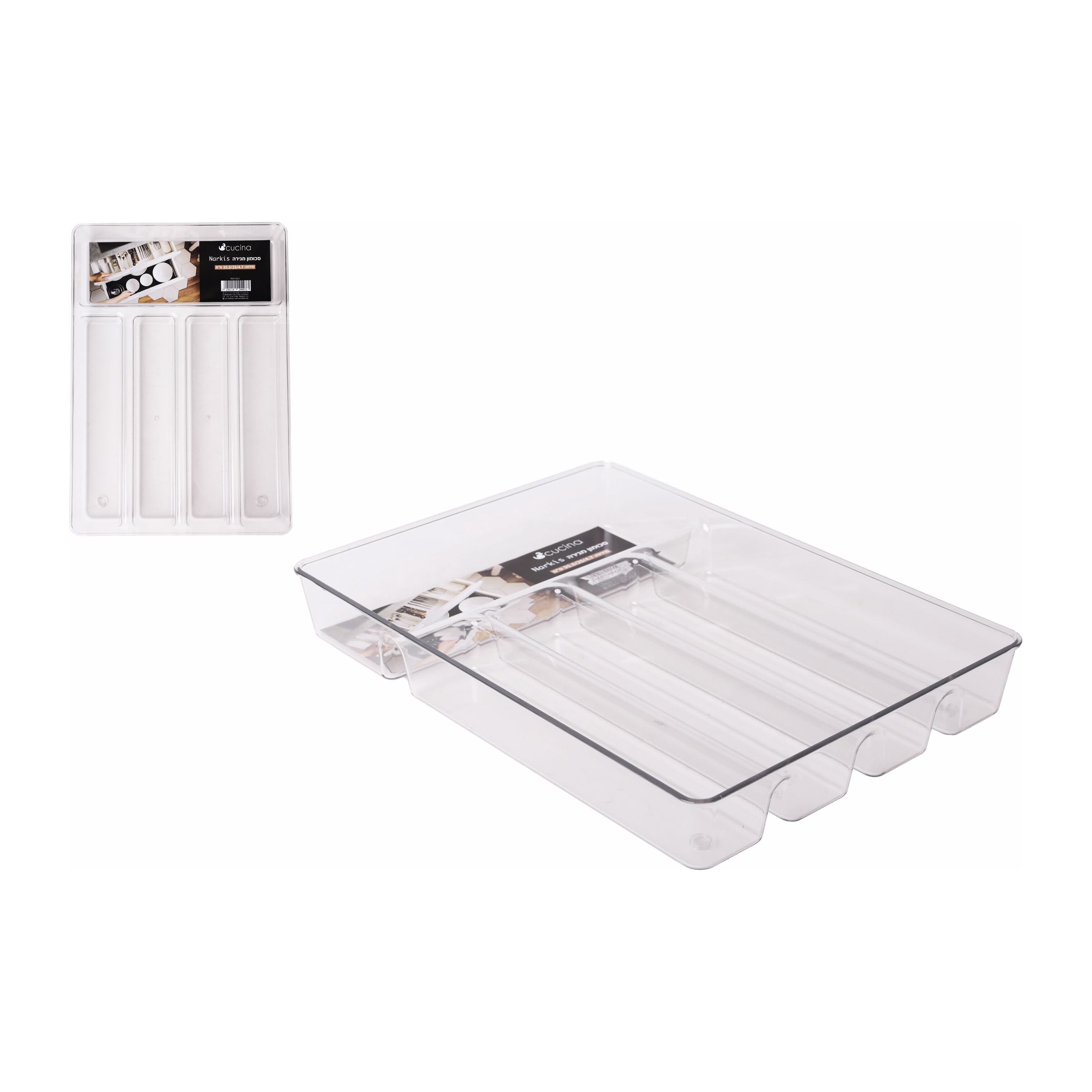 Acrylic Cutlery Tray Drawer 40.5/32.8/4.7cm