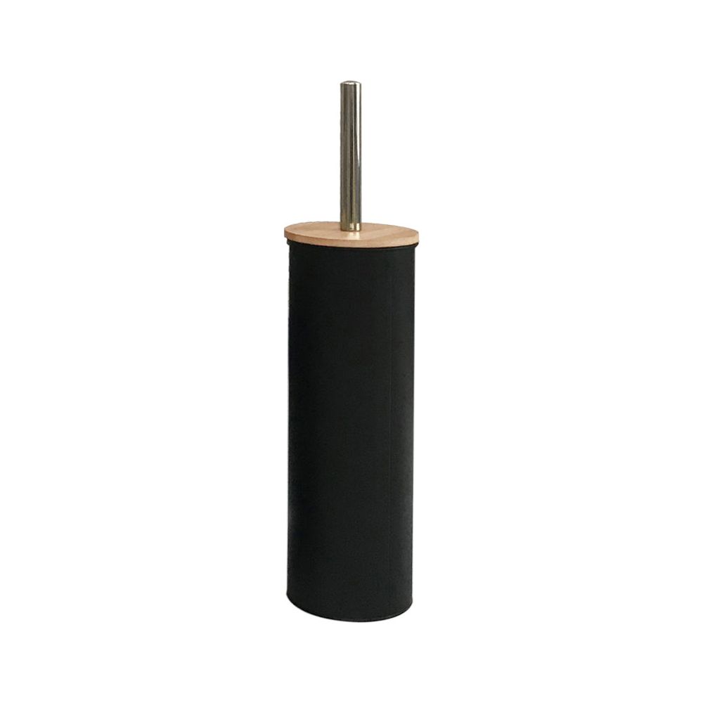 Black Combined Bamboo Toilet Brush