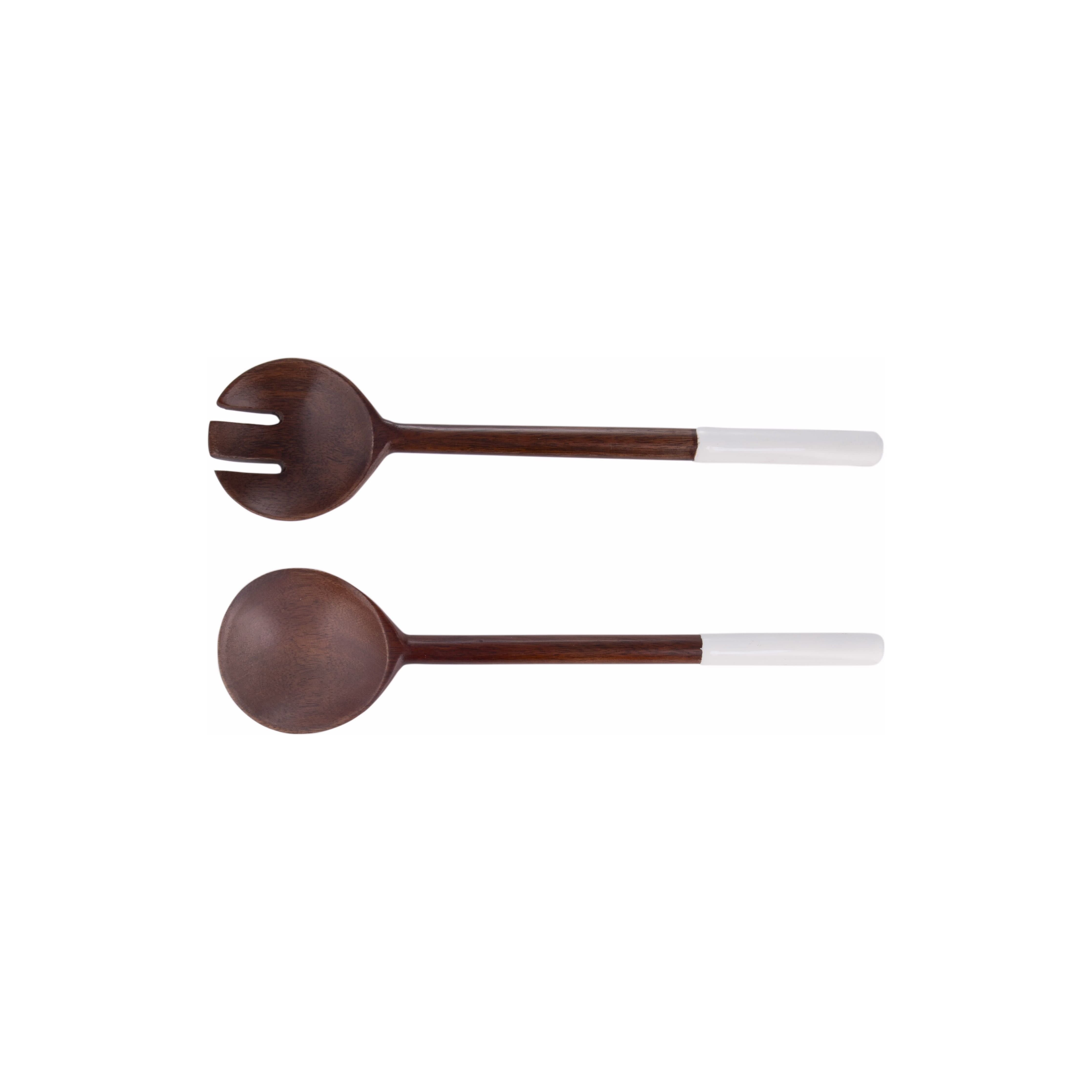 Serving Pair Spoons 7*30cm Walnut Wood