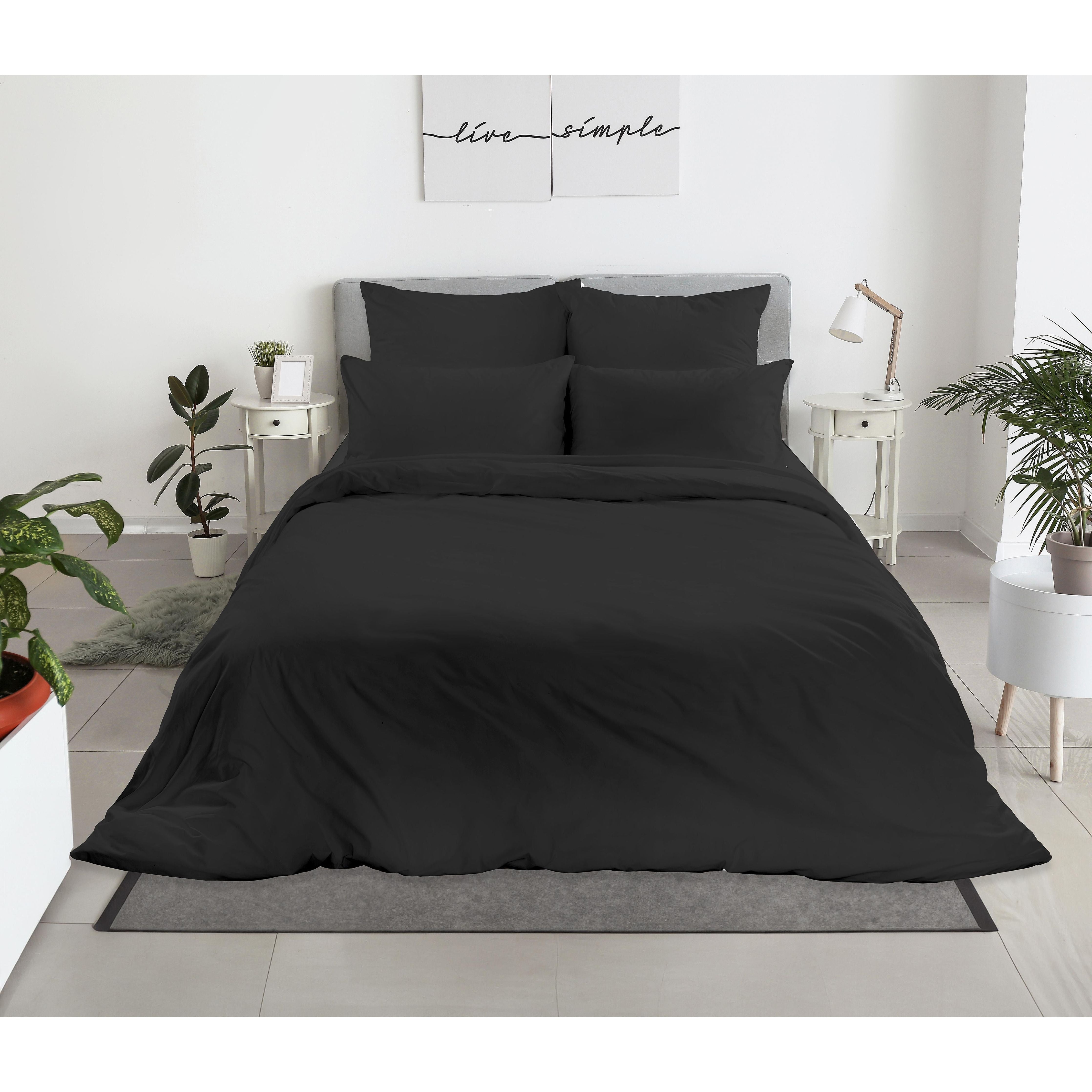Coated Double 220/200cm Gracey 100% Cotton Grey Dark MOON