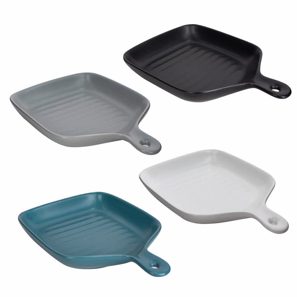 Ceramic Square Serveware with Handle 23x16x3.5cm