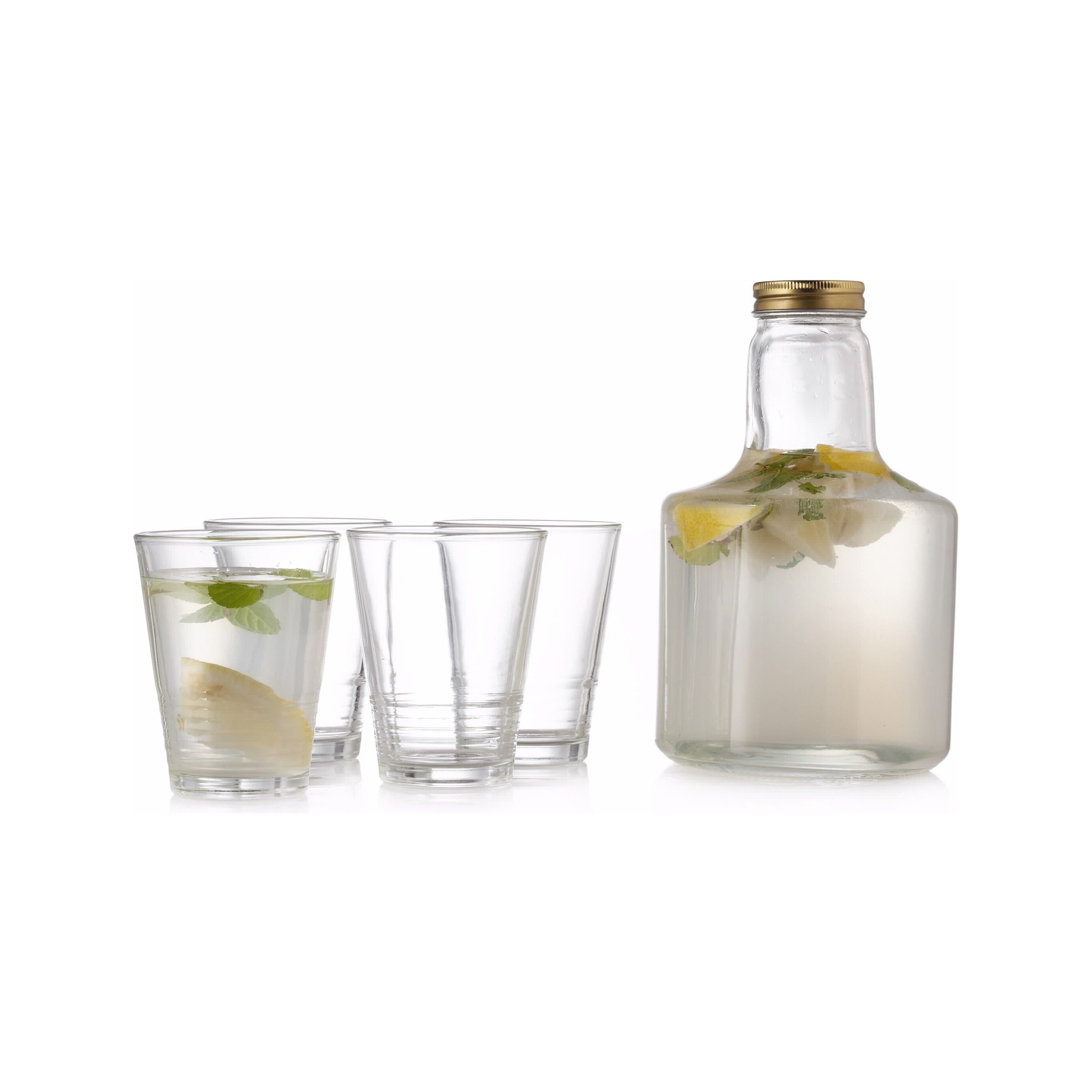 Glass Set Pitcher Water 1.2L Cups