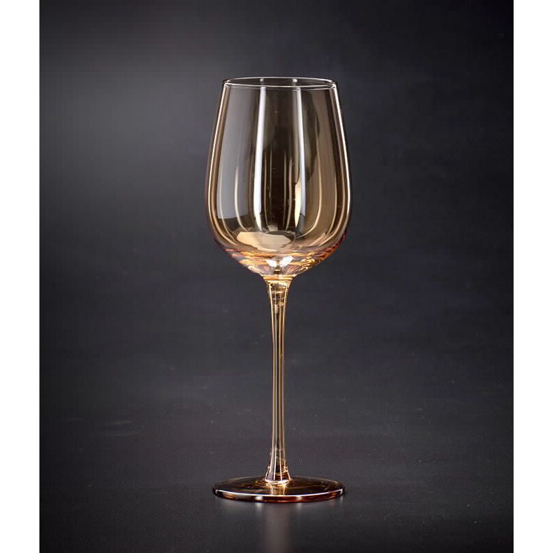 Set 6 Wine Glasses 440ml Gold VENETO
