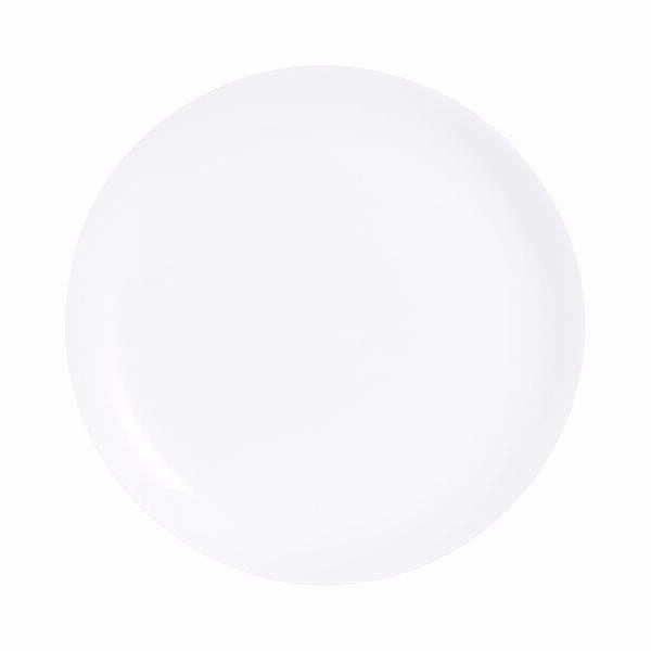 Serving White Plate Dinner 27cm Luminarc Diwali