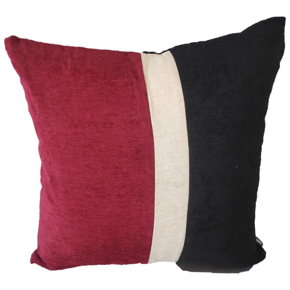 Burgundy Pillow Cover Decor 46*46 Black Velvet