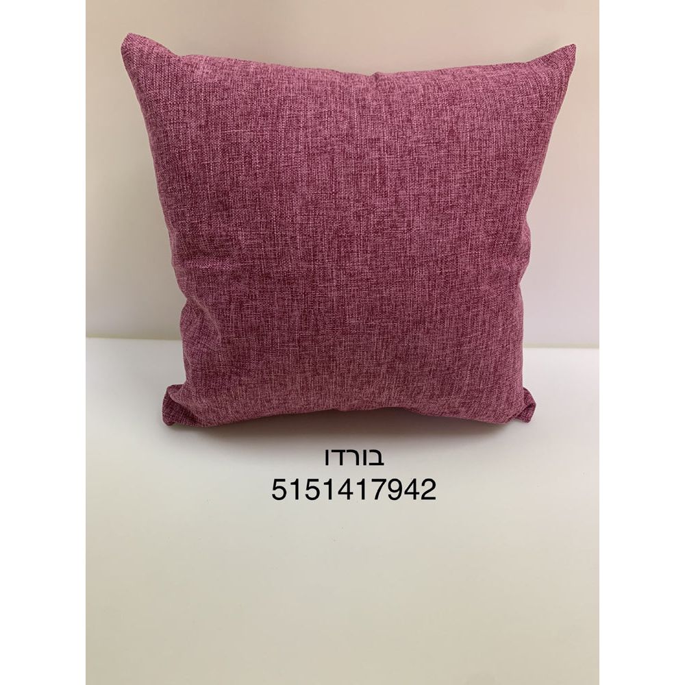 Burgundy Coated Pillow 46/46 Model