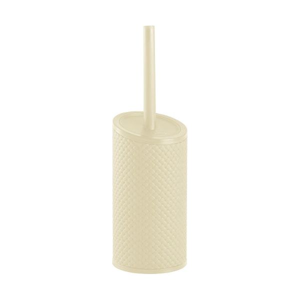 Rattan Cream Toilet Brush Crown
