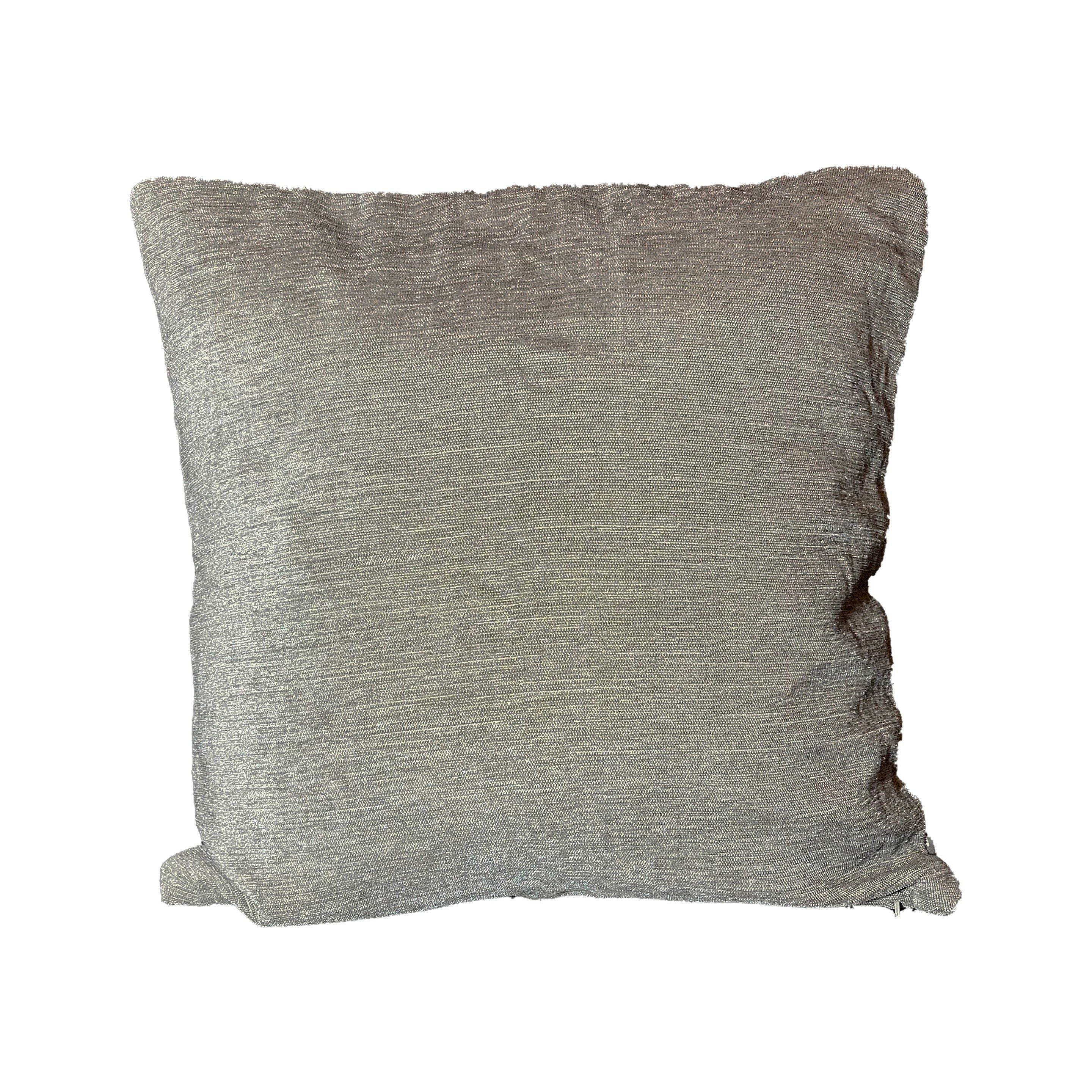 Grey Pillow Cover Decor 46*46 Metal Velvet