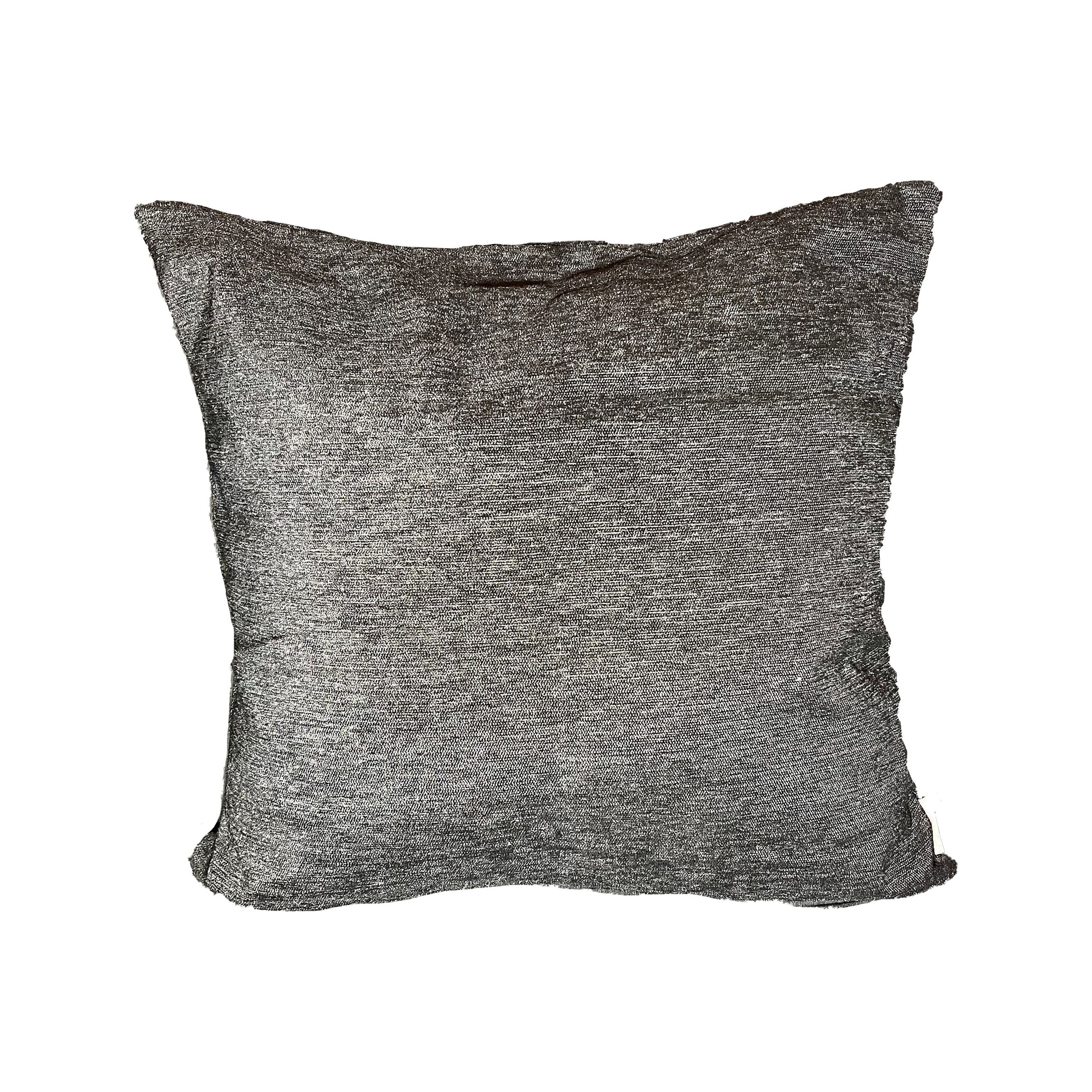 Grey Pillow Cover Decor 46*46 Dark Fabric Velvet