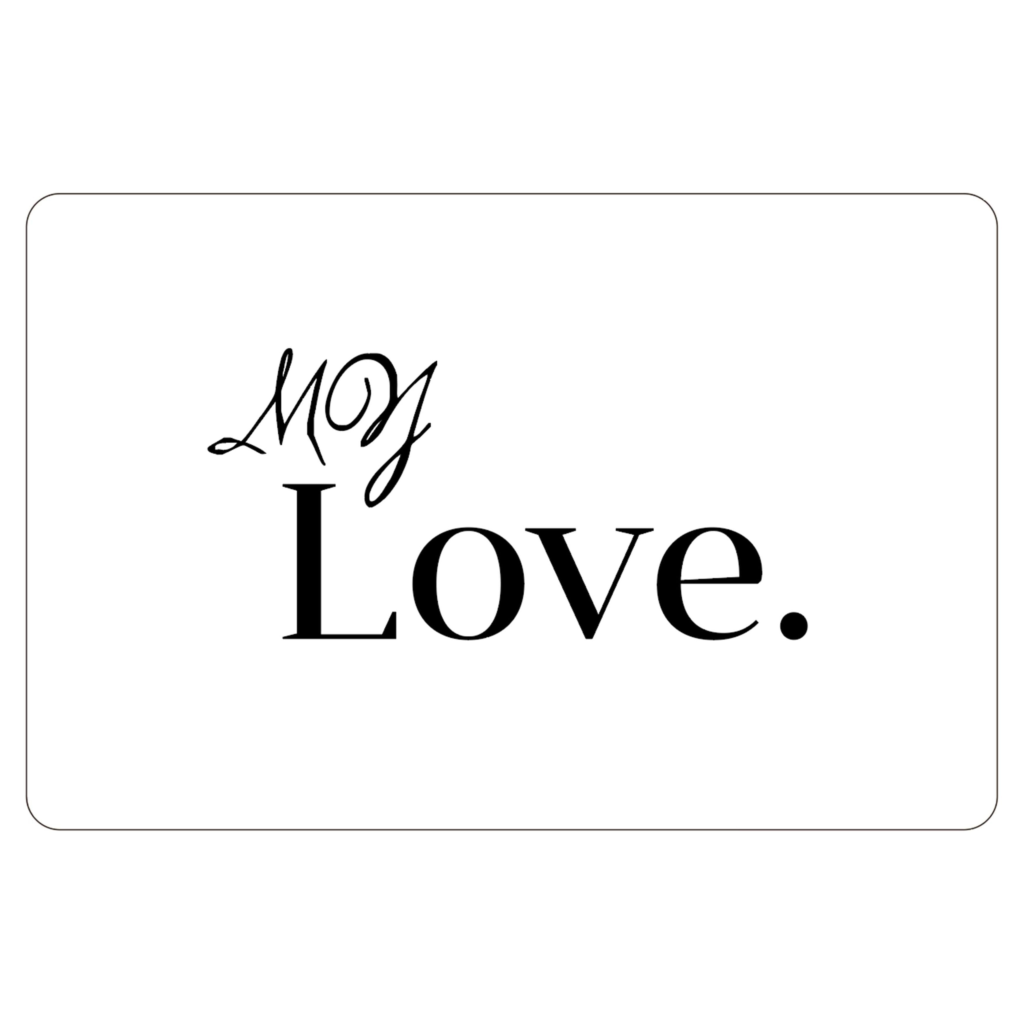 MDF LOVE Placemat