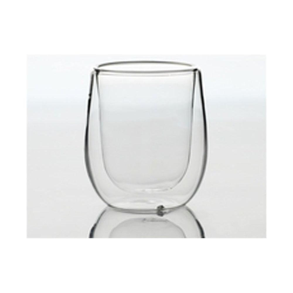 Glass Wall Set 2 Mugs Double