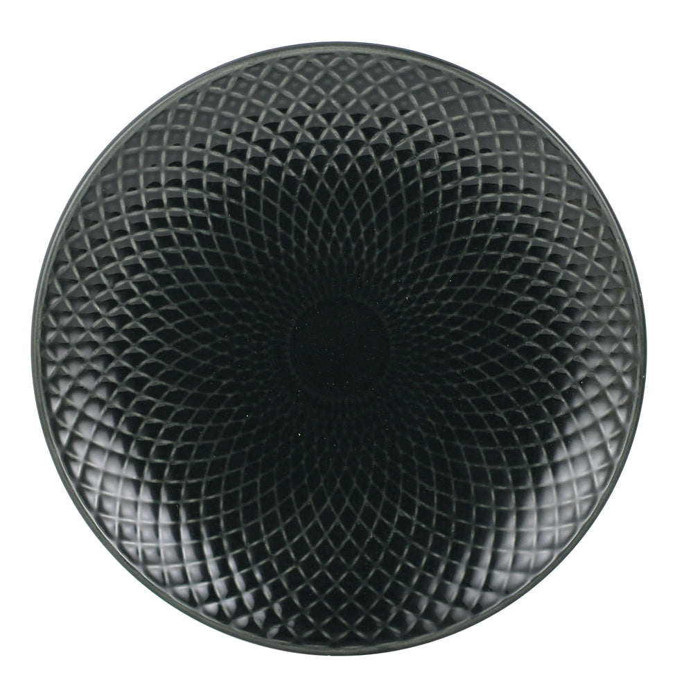 Serving Ceramic Plate Appetizer 19 Black