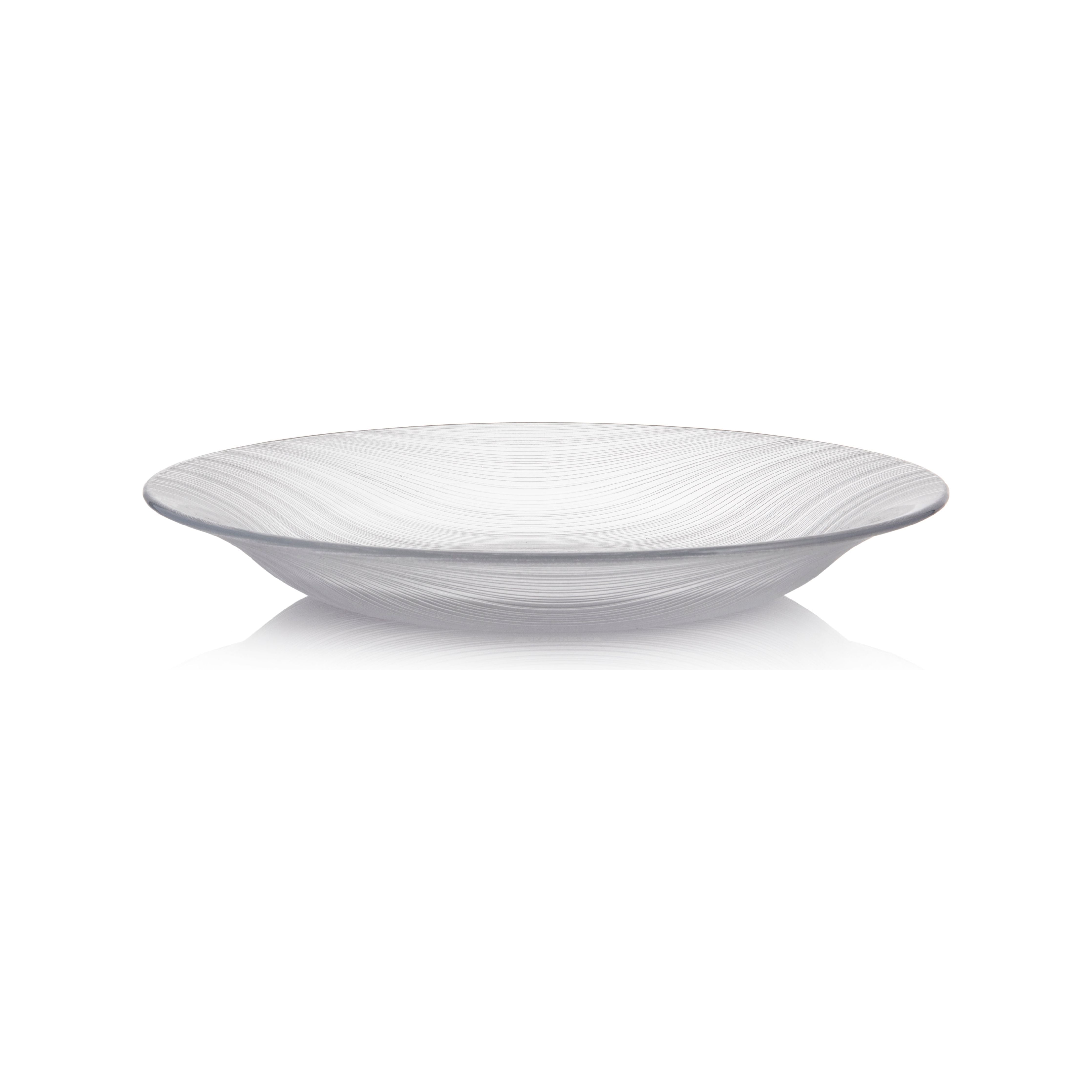DIAMANTE Soup Plate 23cm Glass DIAMANT