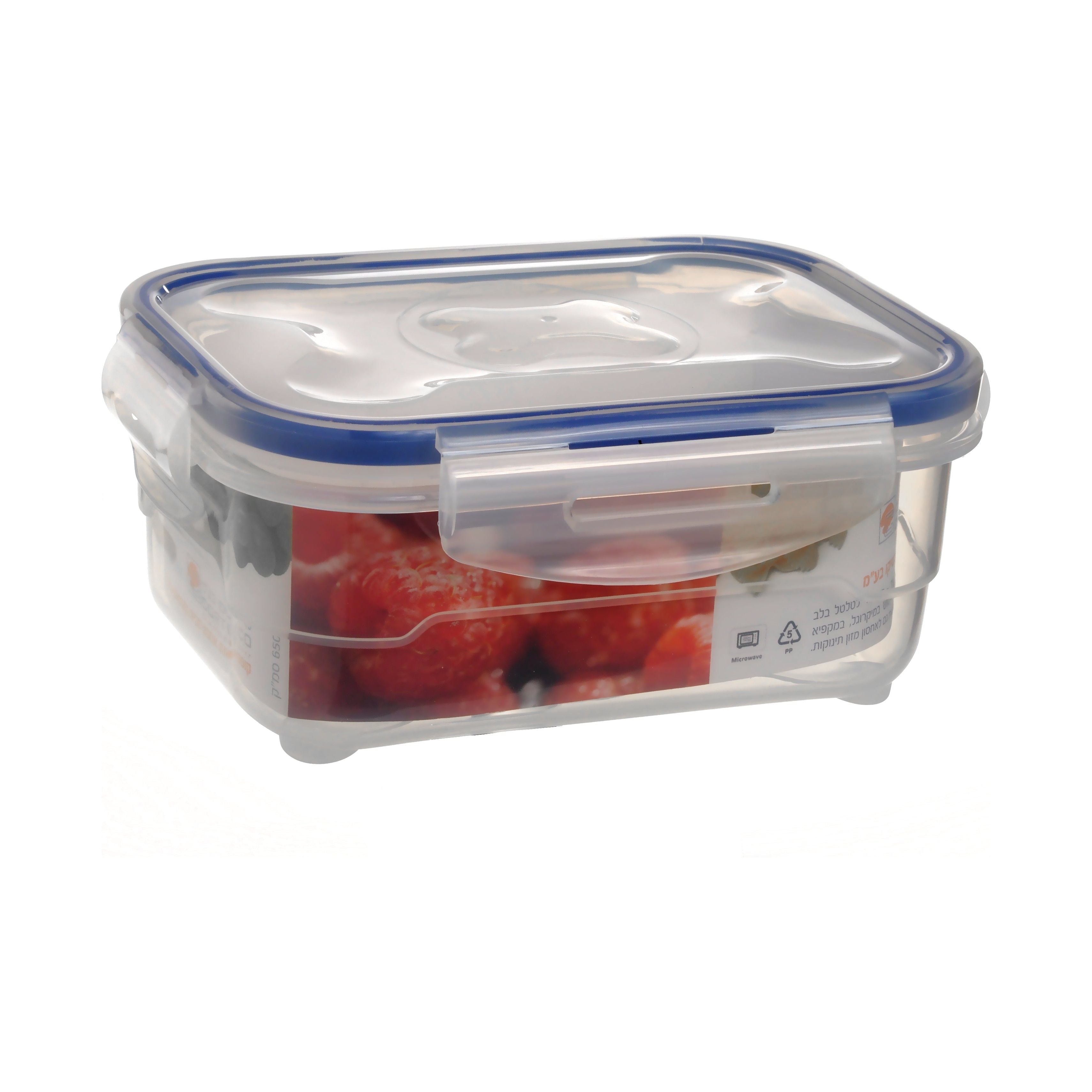 Plastic Clear Storage Box 650ml