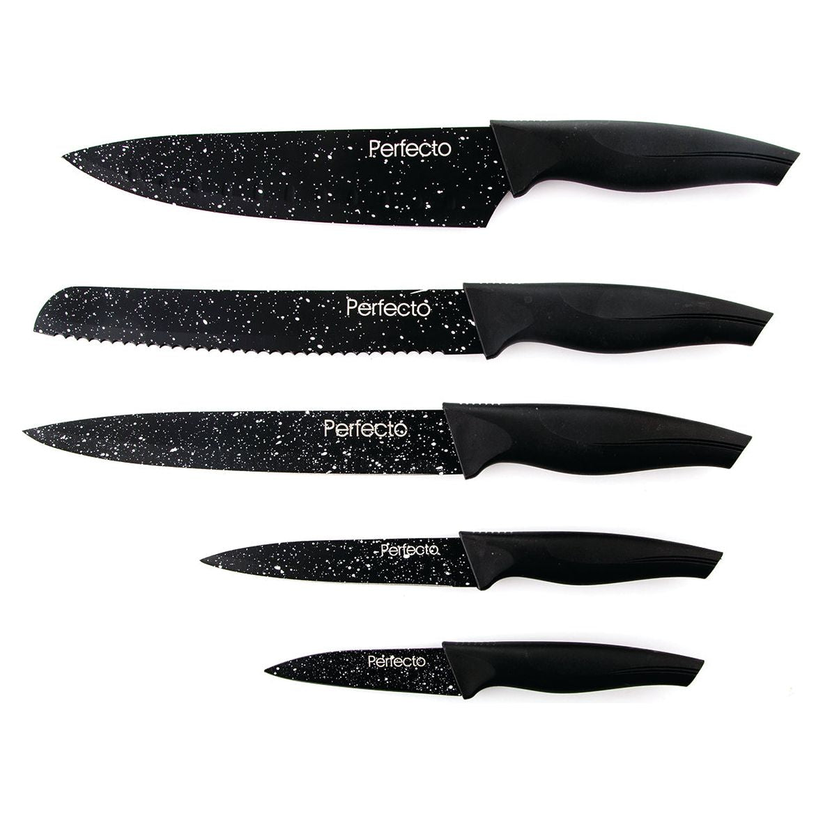 Set 5 Knives Imitation Marble PERFECTO
