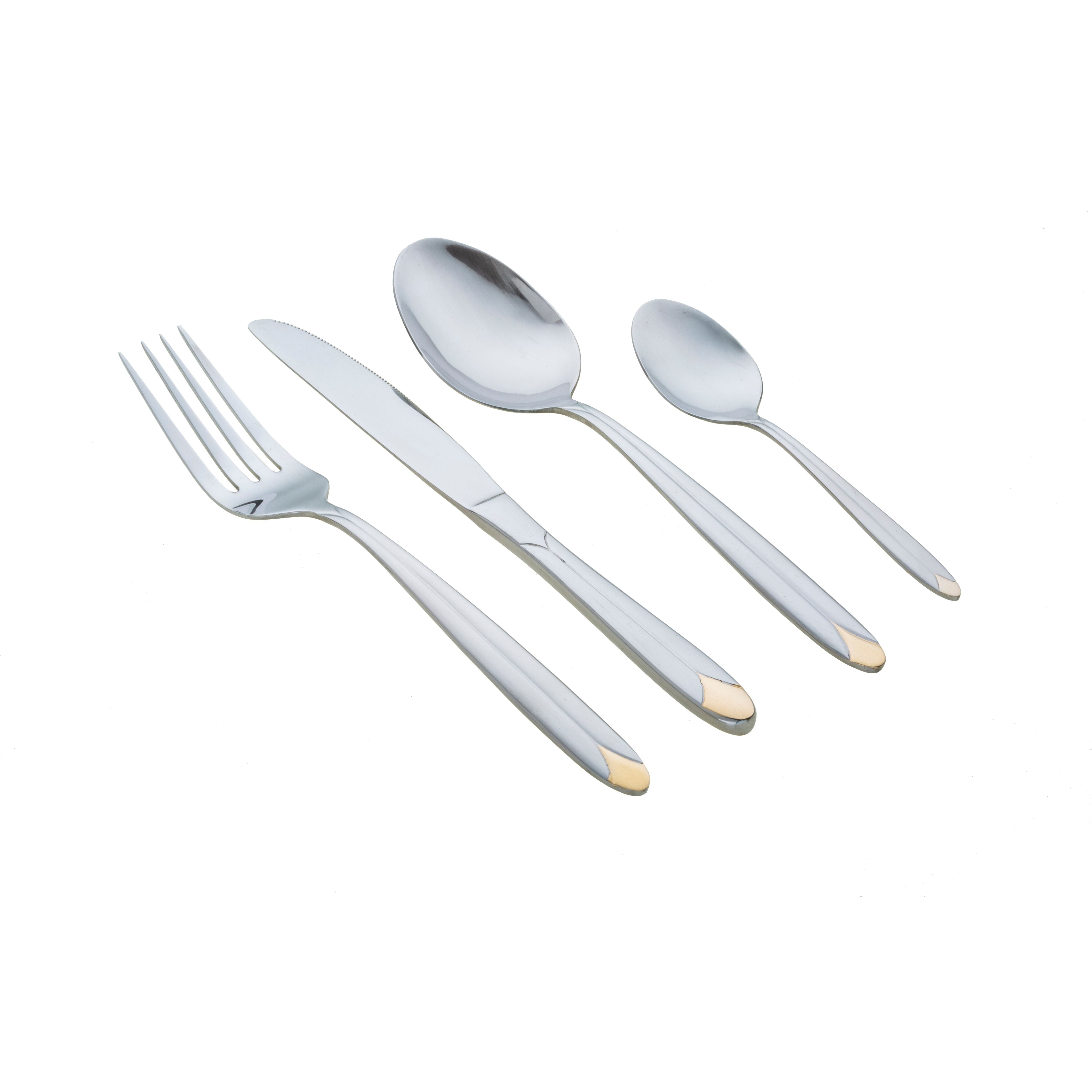 Cutlery Set 24 Pieces - Zus Gold Soltam Sultam
