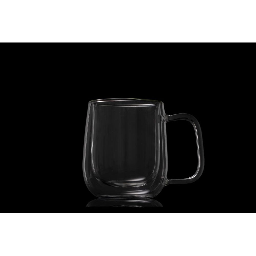 Glass Mug Set 2 250ml DOUBLE WALL