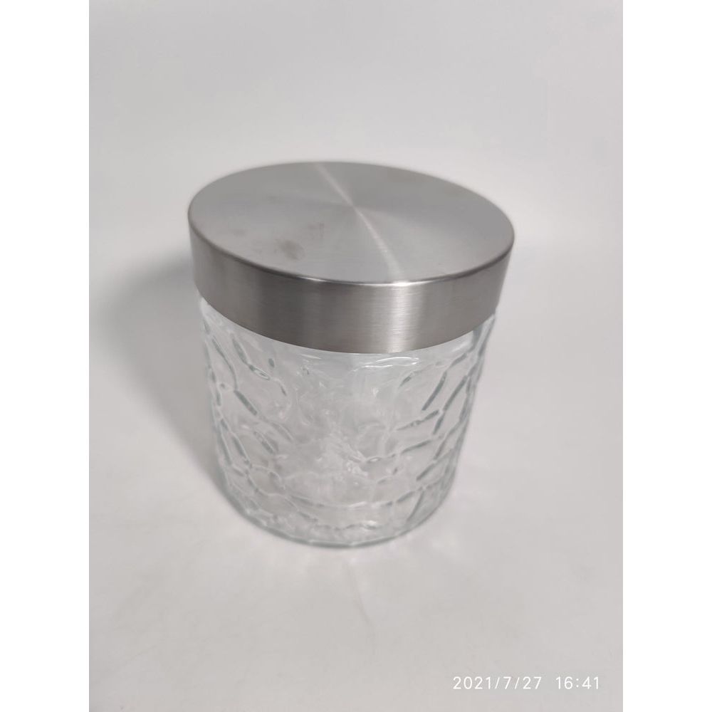 Glass Jar 900ml Lid Stainless Steel