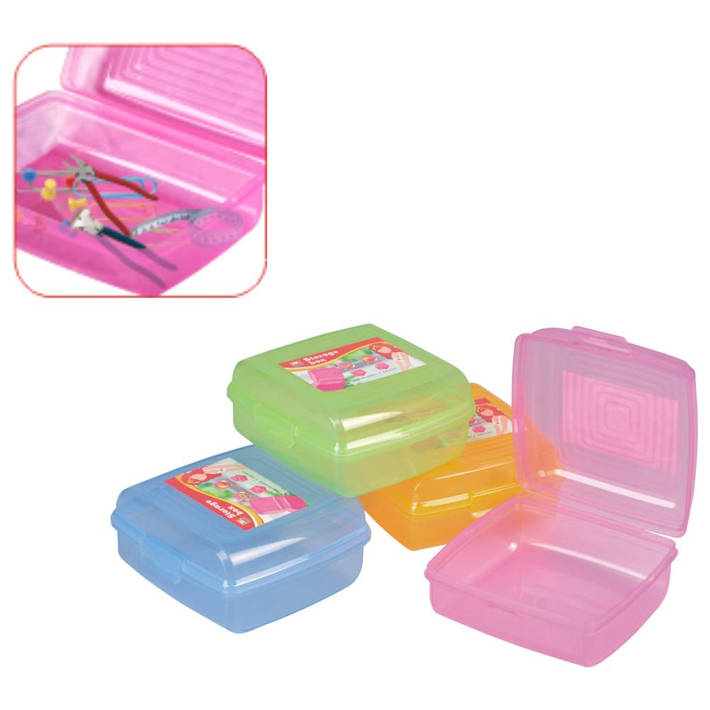 Plastic Colorful Box Food 13.5*13.5cm