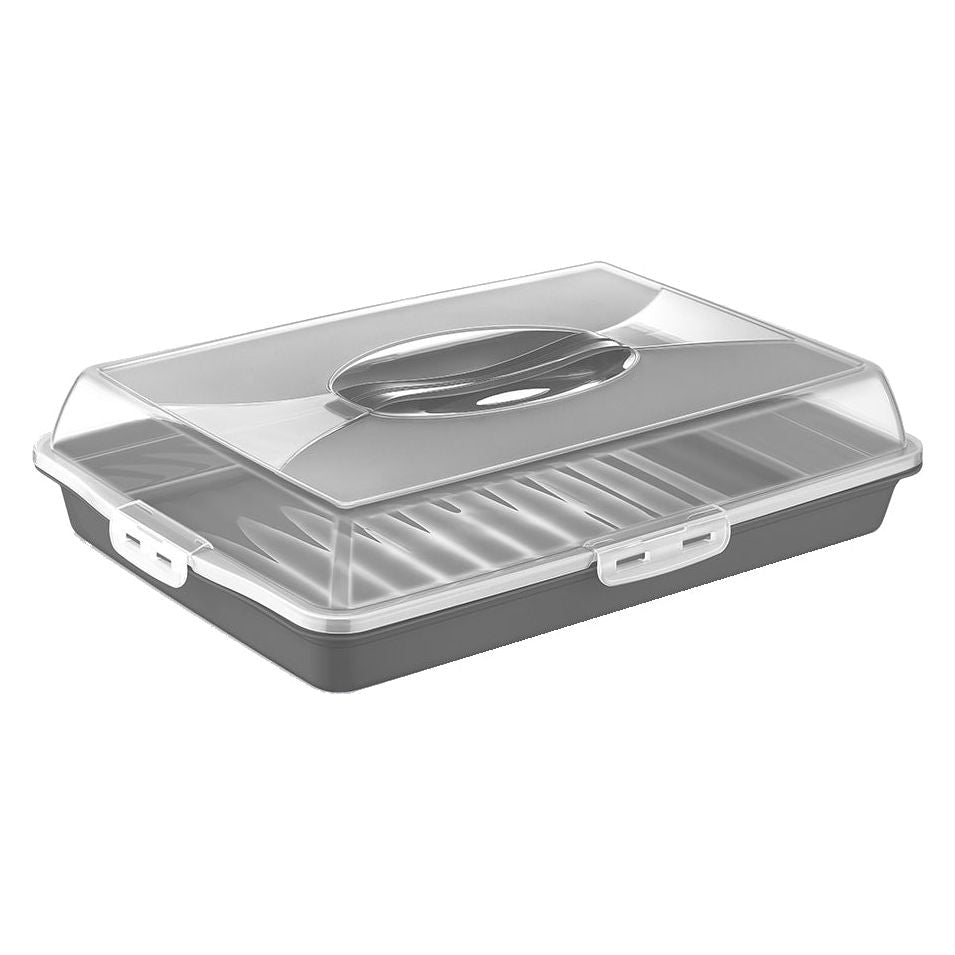 Serving Box Cake with Lid Rectangular