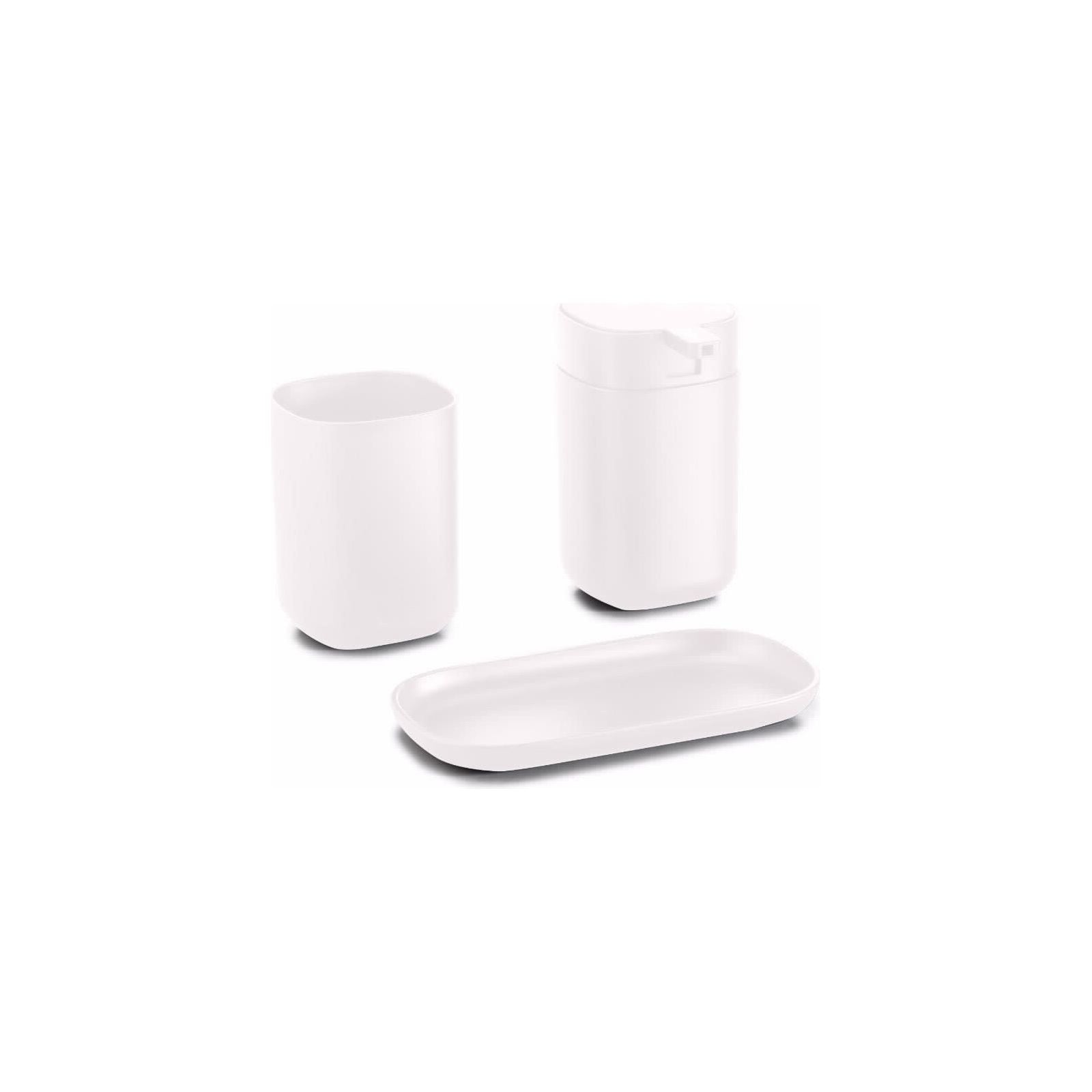 Bathroom White Set 3 Pieces