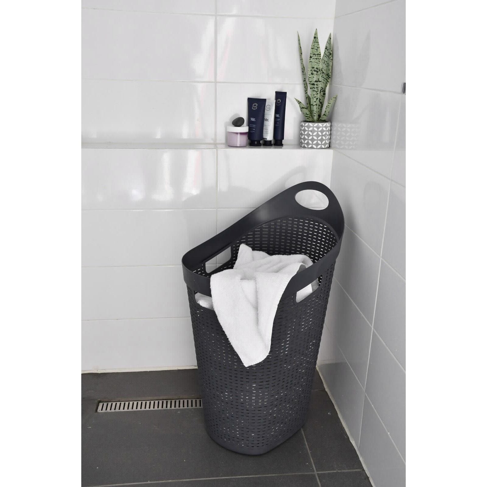 Laundry Basket N No Lid Color Grey