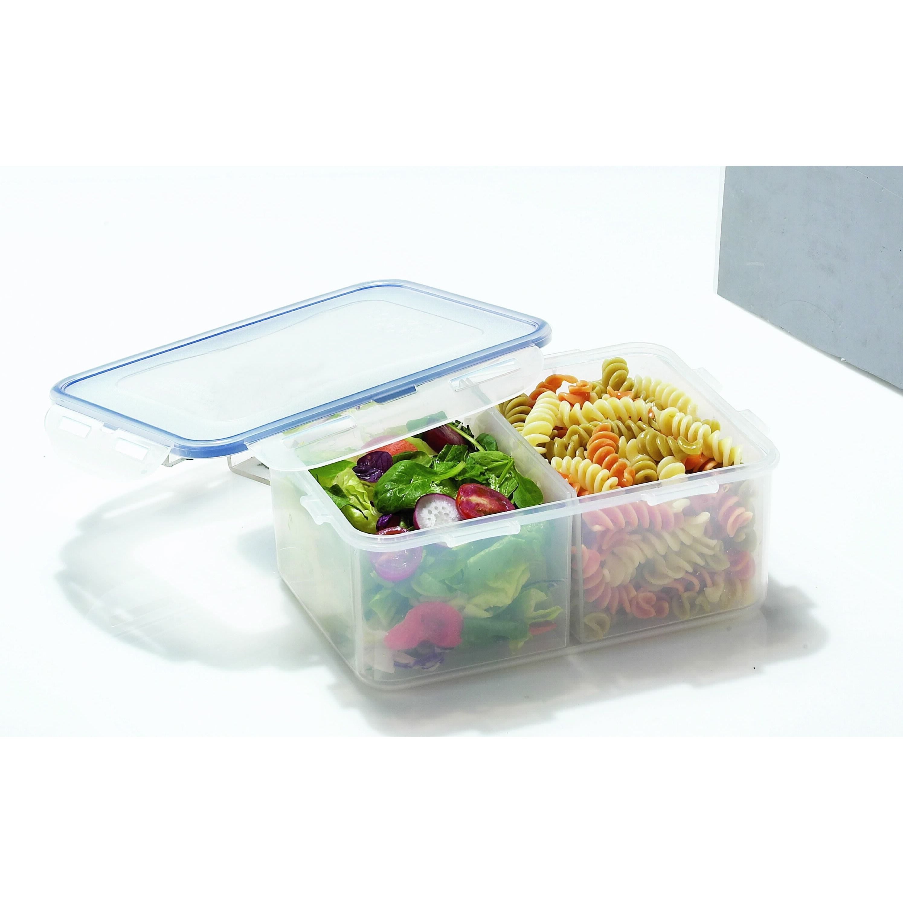 Plastic Rectangular Box 2.3L Divided L&L