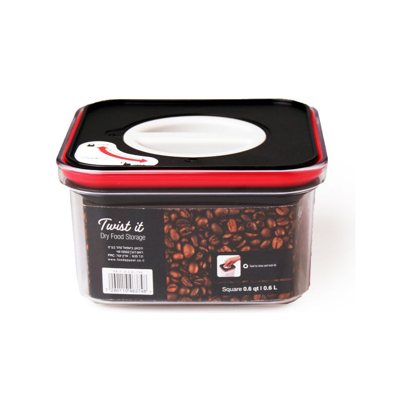 Storage Square Box 0.6L Food Appeal TWIST IT
