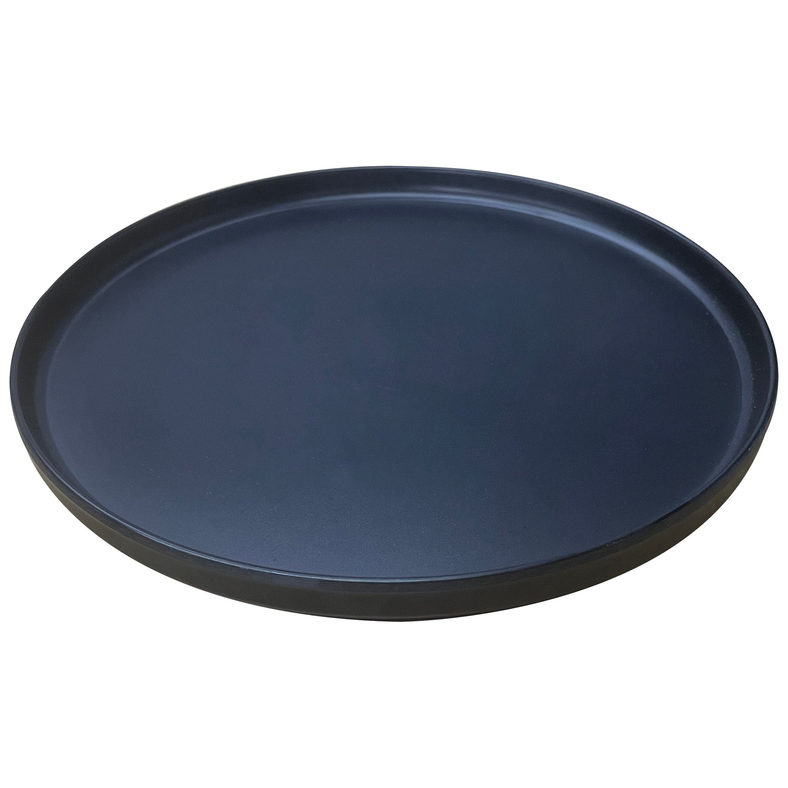 Serving Black Plate Appetizer Melamine 20cm