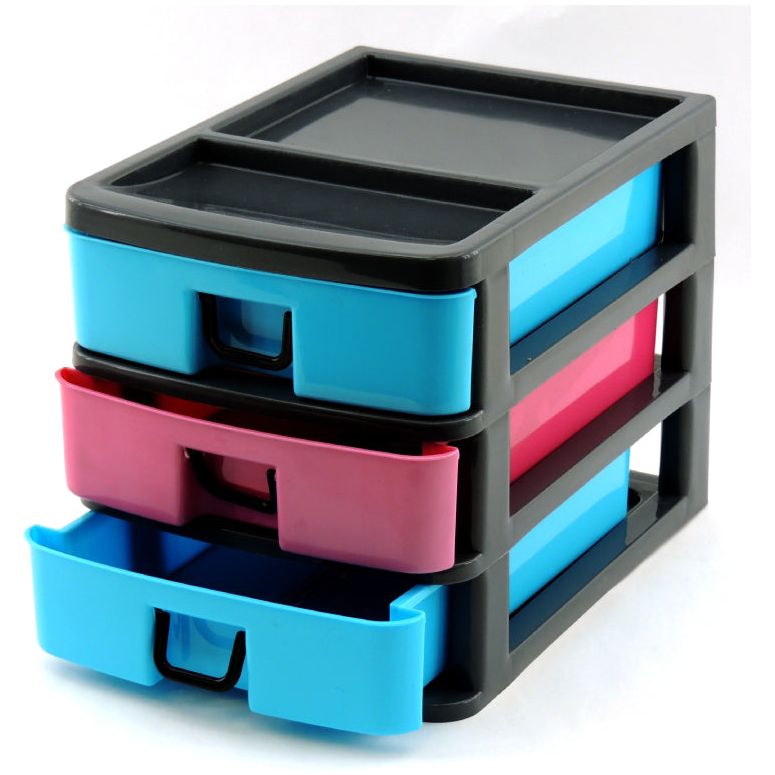 Drawers Storage Plastic 3 Tier A5
