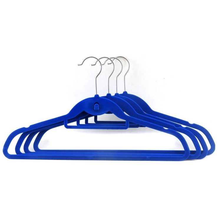 Velvet Blue Set 4 Hangers
