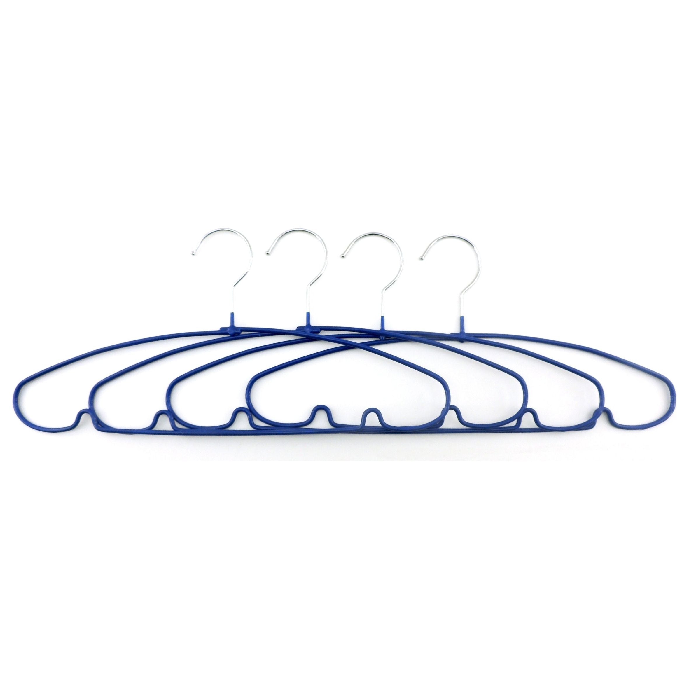 Metal Blue Set 4 Hangers