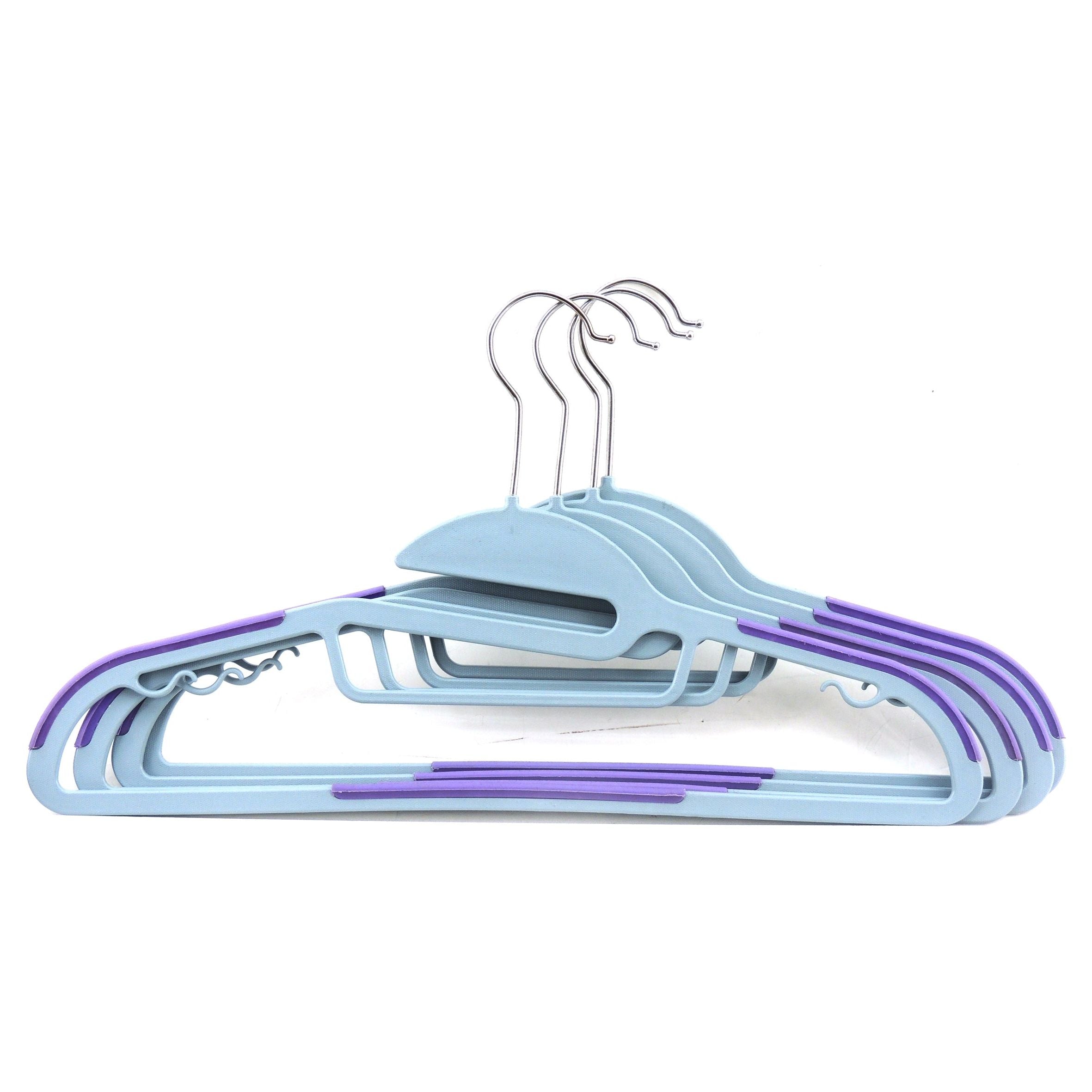 Grey Set 4 Hangers ABS - Purple