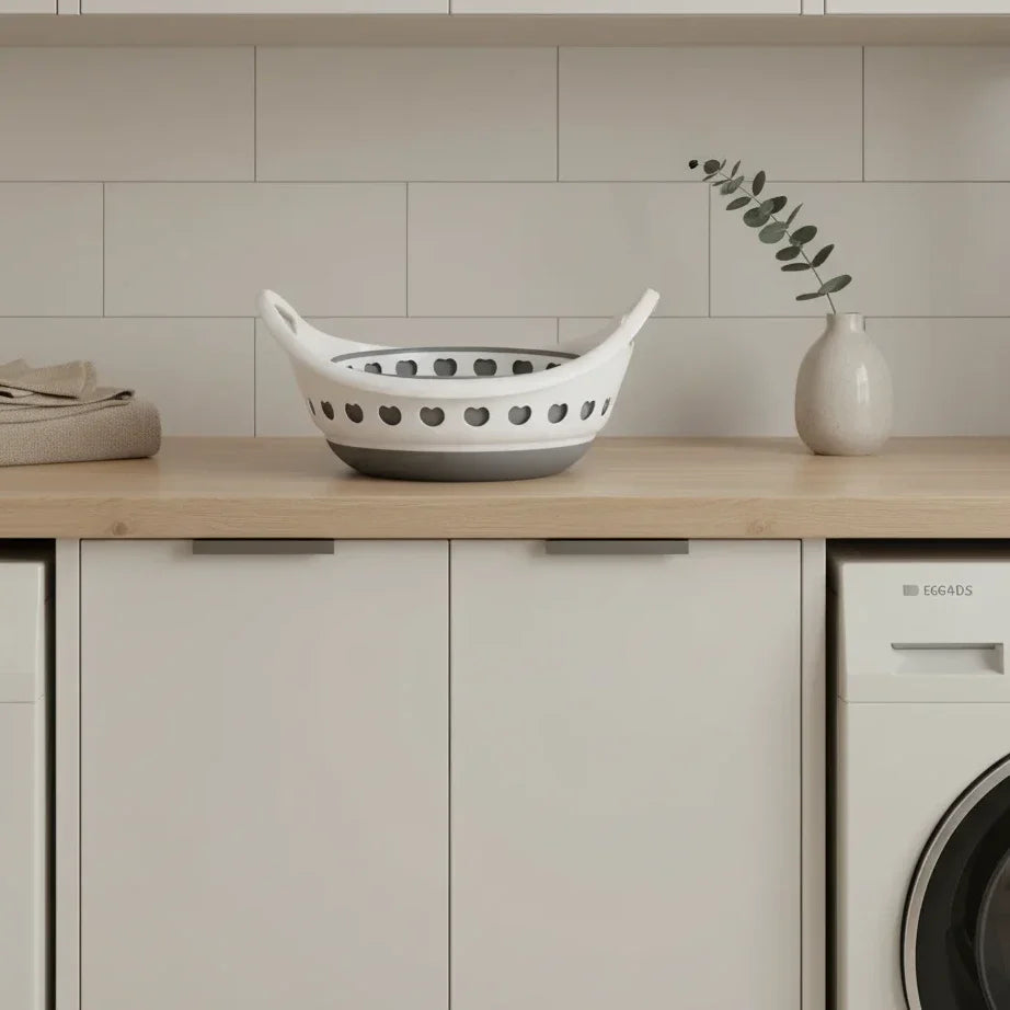 Folding Laundry Basket 22L