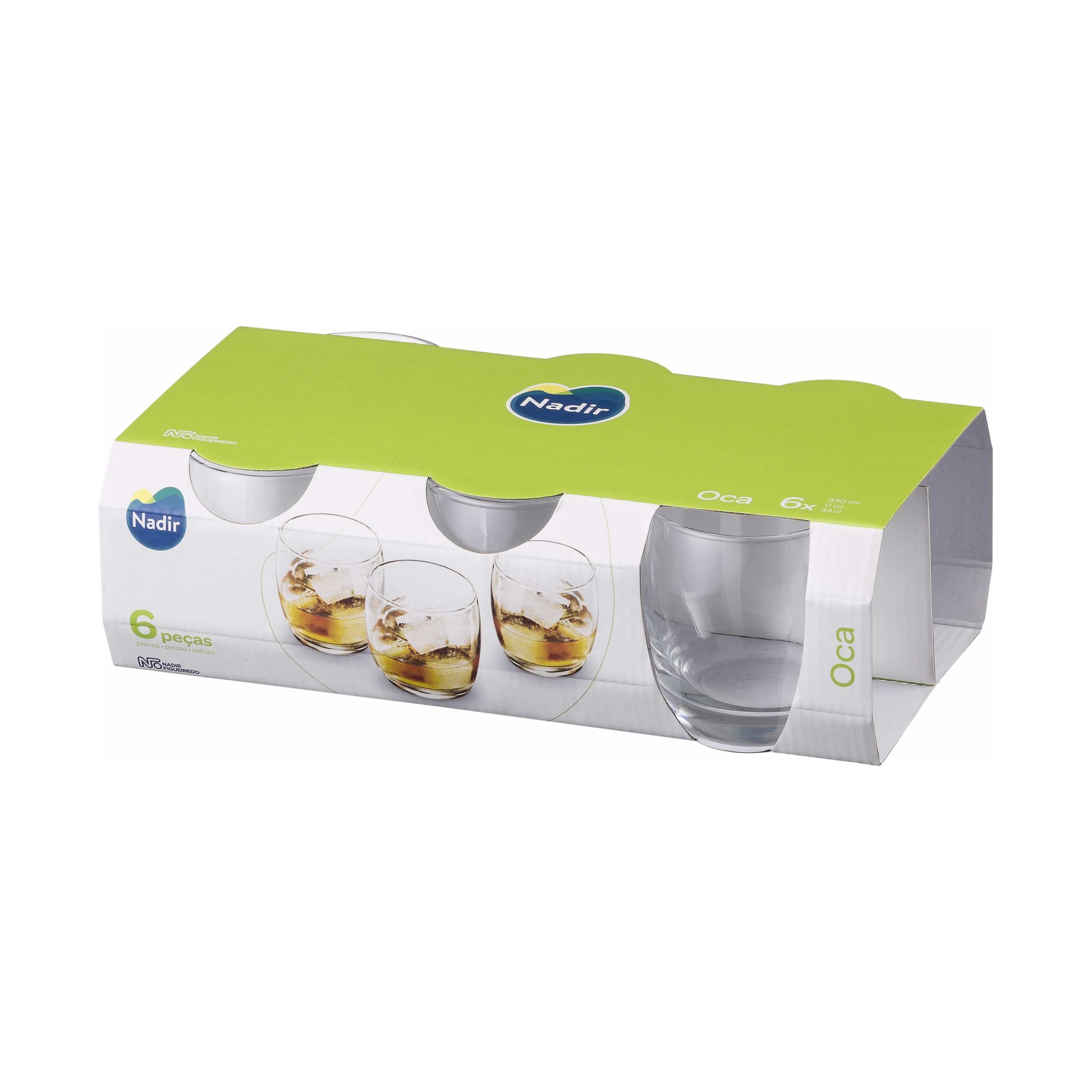 Glass Set 6 Cup 330ml OCA
