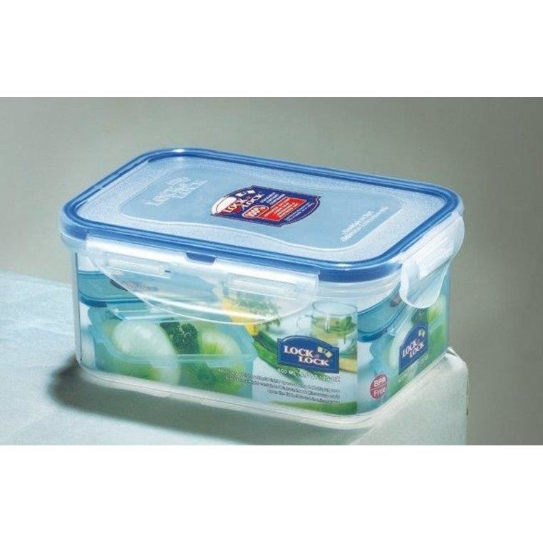 Plastic Rectangular Box 600ml L&L